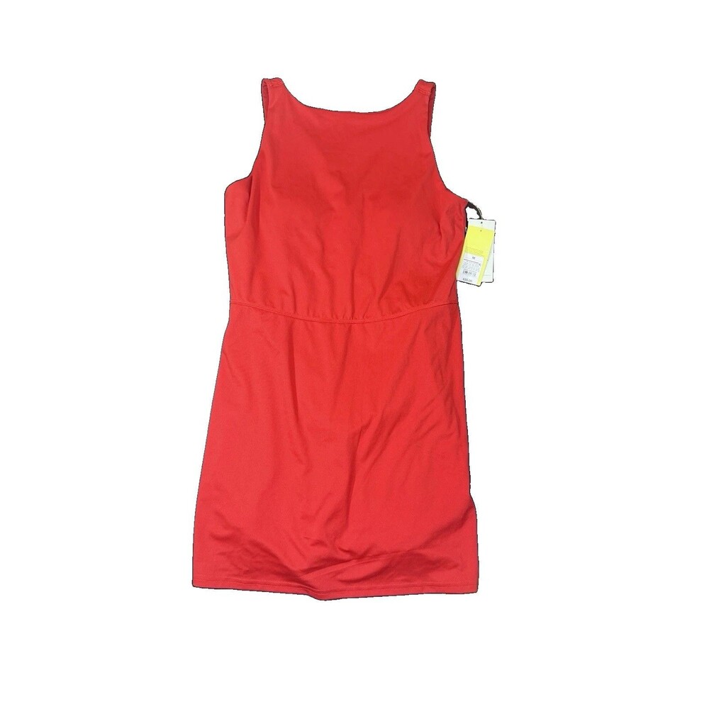 All In Motion High Neck Red Activewear Dress Built In Shorts Size Medium NWT